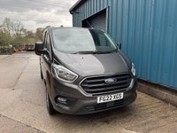 USED 2022 22 FORD TRANSIT CUSTOM GREY 300 ECOBLUE LIMITED PANEL VAN, 2.0, L2, H1, EURO 6, 130PS (FG22 XGS) Delivery and Finance available. 25+ years in business. RAC Approved Dealer