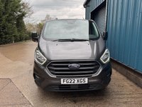 USED 2022 22 FORD TRANSIT CUSTOM GREY 300 ECOBLUE LIMITED PANEL VAN, 2.0, L2, H1, EURO 6, 130PS (FG22 XGS) Delivery and Finance available. 25+ years in business. RAC Approved Dealer