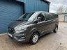 USED 2022 22 FORD TRANSIT CUSTOM GREY 300 ECOBLUE LIMITED PANEL VAN, 2.0, L2, H1, EURO 6, 130PS (FG22 XGS) Delivery and Finance available. 25+ years in business. RAC Approved Dealer