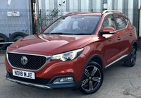 USED 2018 18 MG MG ZS 1.5 VTi-TECH Exclusive SUV 5dr Petrol Manual Euro 6 (s/s) (106 ps) - APPLE CAR PLAY - LEATHER SEATS - REVERSE CAMERA - P/SENSORS - BLUETOOTH - CRUISE