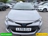 USED 2020 70 TOYOTA COROLLA Grey 2.0 VVT-h Design Touring Sports, 74,973 miles, ULEZ compliant, Hybrid auto, 8in Touchscreen, CarPlay/Android Auto, Sat Nav, Rear Camera, A/C. This 2020 Toyota Corolla VVT-h Design boasts an impressive service history with its last service completed on 30th October 2025 at 58,505 miles, offering peace of mind for its next owner. This Euro 6 compliant model features a powerful yet efficient 2.0L petrol hybrid engine, paired with the Design trim for a refined driving experience. You'll also benefit from a 3 month warranty and a 12 month MOT provided on purchase, ensuring roadworthiness.  Experience enhanced comfort and convenience with h