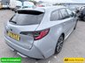 USED 2020 70 TOYOTA COROLLA Grey 2.0 VVT-h Design Touring Sports, 74,973 miles, ULEZ compliant, Hybrid auto, 8in Touchscreen, CarPlay/Android Auto, Sat Nav, Rear Camera, A/C. This 2020 Toyota Corolla VVT-h Design boasts an impressive service history with its last service completed on 30th October 2025 at 58,505 miles, offering peace of mind for its next owner. This Euro 6 compliant model features a powerful yet efficient 2.0L petrol hybrid engine, paired with the Design trim for a refined driving experience. You'll also benefit from a 3 month warranty and a 12 month MOT provided on purchase, ensuring roadworthiness.  Experience enhanced comfort and convenience with h