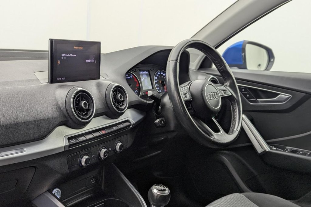 USED 2017 17 AUDI Q2 1.0 TFSI Sport SUV 5dr Petrol Manual Euro 6 (s/s) (116 ps) Sat Nav, Rear Sensors, Cruise