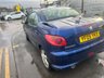 USED 2005 05 PEUGEOT 206 1.6 16v Allure Convertible 2dr Petrol Manual (166 g/km, 110 bhp) 