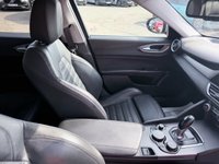 USED 2019 19 ALFA ROMEO GIULIA Grey 2.0T Veloce Euro 6 saloon, 75,150 miles, ULEZ compliant, Automatic, Leather, Sat nav, CarPlay/Android Auto, Climate, Cruise, DAB, 18in Alloys. This 2019 Alfa Romeo Giulia T Veloce offers a compelling blend of performance and technology, presented with a 3 month warranty for your peace of mind. As a Euro 6 compliant vehicle, it features a potent 2.0 litre petrol engine and is equipped with 18 inch dark finish alloy wheels, Bi-Xenon headlamps with LED daytime running lights, and the Convenience Pack which includes keyless entry. Inside, you will find the Alfa Connect 3D Nav 8.8 inch infotainment system, complete with Bluetooth connectivi