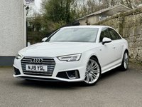USED 2019 19 AUDI A4 2.0 TFSI 35 S line Saloon 4dr Petrol Manual Euro 6 (s/s) (150 ps) 7 AUDI SERVICE STAMPS+2 OWNERS FROM NEW+SATELLITE NAVIGATION+CRUISE CONTROL+FINANCE AVAILABLE ON THIS CAR