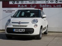 USED 2015 15 FIAT 500L 1.3 MultiJet Pop Star MPW 5dr Diesel Dualogic Euro 5 (s/s) (7 Seat) (85 bhp) 