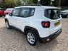 USED 2016 66 JEEP RENEGADE 1.4T MultiAirII Longitude SUV 5dr Petrol Manual Euro 6 (s/s) (140 ps) RECENTLY SERVICED+5 INCH TOUCHSCREEN SATELLITE NAVIGATION SYSTEM+DAB DIGITAL RADIO+BLUETOOTH+AIR-CONDITIONING+DAYTIME RUNNING LIGHTS+PARKING ASSISTANCE+'APLINE WHITE' PAINT+17 INCH ALLOY WHEELS.