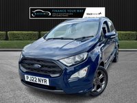 USED 2022 22 FORD ECOSPORT 1.0T EcoBoost GPF ST-Line SUV 5dr Petrol Manual Euro 6 (s/s) (125 ps) HERE AT MOTOR SWITCH YOUR NEW MOTOR IS JUST A SWITCH AWAY WITH THIS FORD ECOSPORT 1.0T PETROL ECOBOOST GPF GT-LINE SUV 5DR MANUAL EURO 6, WHICH COMES WITH A FULL 12 MONTHS NATIONWIDE WARRANTY AND ALSO COMES WITH A FULL 12 MONTHS MOT, THIS VEHICLE ALSO HAS ONLY 1 FORMER KEEPER, ALSO COMES WITH 2 KEYS AND HAS LOW MILEAGE, WITH THE LAST SERVICE BEING DONE AT 26790 MILES, FINANCE AVAILABLE FROM 10.9% APR, DELIVERY AVAILABLE, PART EX WELCOME, FULLY VALETED USING AUTO SMART PRODUCTS, HPI CLEAR