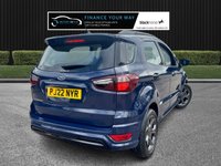 USED 2022 22 FORD ECOSPORT 1.0T EcoBoost GPF ST-Line SUV 5dr Petrol Manual Euro 6 (s/s) (125 ps) HERE AT MOTOR SWITCH YOUR NEW MOTOR IS JUST A SWITCH AWAY WITH THIS FORD ECOSPORT 1.0T PETROL ECOBOOST GPF GT-LINE SUV 5DR MANUAL EURO 6, WHICH COMES WITH A FULL 12 MONTHS NATIONWIDE WARRANTY AND ALSO COMES WITH A FULL 12 MONTHS MOT, THIS VEHICLE ALSO HAS ONLY 1 FORMER KEEPER, ALSO COMES WITH 2 KEYS AND HAS LOW MILEAGE, WITH THE LAST SERVICE BEING DONE AT 26790 MILES, FINANCE AVAILABLE FROM 10.9% APR, DELIVERY AVAILABLE, PART EX WELCOME, FULLY VALETED USING AUTO SMART PRODUCTS, HPI CLEAR
