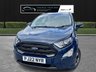 USED 2022 22 FORD ECOSPORT 1.0T EcoBoost GPF ST-Line SUV 5dr Petrol Manual Euro 6 (s/s) (125 ps) HERE AT MOTOR SWITCH YOUR NEW MOTOR IS JUST A SWITCH AWAY WITH THIS FORD ECOSPORT 1.0T PETROL ECOBOOST GPF GT-LINE SUV 5DR MANUAL EURO 6, WHICH COMES WITH A FULL 12 MONTHS NATIONWIDE WARRANTY AND ALSO COMES WITH A FULL 12 MONTHS MOT, THIS VEHICLE ALSO HAS ONLY 1 FORMER KEEPER, ALSO COMES WITH 2 KEYS AND HAS LOW MILEAGE, WITH THE LAST SERVICE BEING DONE AT 26790 MILES, FINANCE AVAILABLE FROM 10.9% APR, DELIVERY AVAILABLE, PART EX WELCOME, FULLY VALETED USING AUTO SMART PRODUCTS, HPI CLEAR
