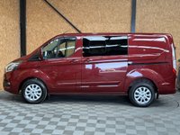 USED 2021 21 FORD TRANSIT CUSTOM 2.0 300 EcoBlue Limited Crew Van Double Cab 5dr Diesel Manual L1 H1 Euro 6 (s/s) (6 Seat) (130 ps) 1 OWNER | FSH | TWIN SLIDING DOORS | COMBI VAN