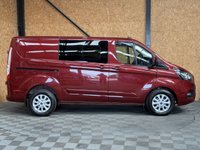 USED 2021 21 FORD TRANSIT CUSTOM 2.0 300 EcoBlue Limited Crew Van Double Cab 5dr Diesel Manual L1 H1 Euro 6 (s/s) (6 Seat) (130 ps) 1 OWNER | FSH | TWIN SLIDING DOORS | COMBI VAN