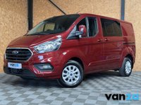 USED 2021 21 FORD TRANSIT CUSTOM 2.0 300 EcoBlue Limited Crew Van Double Cab 5dr Diesel Manual L1 H1 Euro 6 (s/s) (6 Seat) (130 ps) 1 OWNER | FSH | TWIN SLIDING DOORS | COMBI VAN