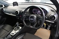 USED 2019 68 AUDI A3 1.6 TDI 30 Black Edition Saloon 4dr Diesel S Tronic Euro 6 (s/s) (116 ps) ***DSG AUTOMATIC***SERVICE HISTORY***S-LINE EMBOSSED SPORTS SEATS***APPLE CAR PLAY***MMI SAT NAV***MMI RADIO PLUS RETRACTABLE SCREEN***REAR PARKING AID***PADDLE SHIFT***BLUETOOTH***SPORTS SUSPENSION***