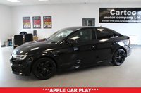 USED 2019 68 AUDI A3 1.6 TDI 30 Black Edition Saloon 4dr Diesel S Tronic Euro 6 (s/s) (116 ps) ***DSG AUTOMATIC***SERVICE HISTORY***S-LINE EMBOSSED SPORTS SEATS***APPLE CAR PLAY***MMI SAT NAV***MMI RADIO PLUS RETRACTABLE SCREEN***REAR PARKING AID***PADDLE SHIFT***BLUETOOTH***SPORTS SUSPENSION***