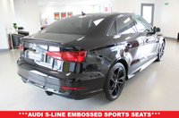 USED 2019 68 AUDI A3 1.6 TDI 30 Black Edition Saloon 4dr Diesel S Tronic Euro 6 (s/s) (116 ps) ***DSG AUTOMATIC***SERVICE HISTORY***S-LINE EMBOSSED SPORTS SEATS***APPLE CAR PLAY***MMI SAT NAV***MMI RADIO PLUS RETRACTABLE SCREEN***REAR PARKING AID***PADDLE SHIFT***BLUETOOTH***SPORTS SUSPENSION***