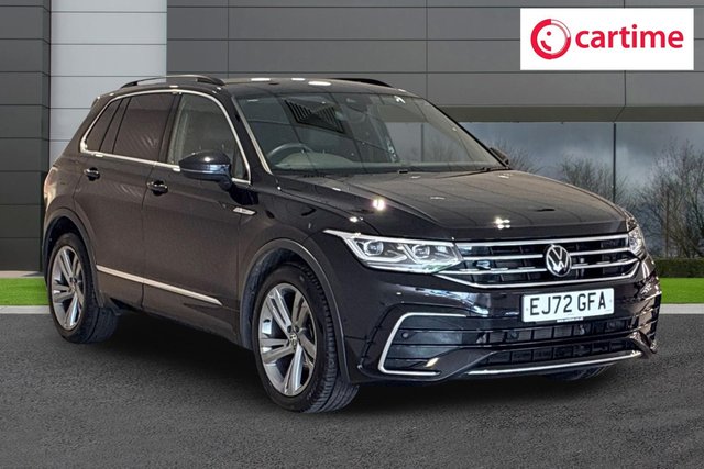 View our Volkswagen Tiguan 1.5 TSI R-Line Edition SUV 5dr Petrol DSG Euro 6 (s/s) (150 ps) Multifunction Front Facing Camera, Front / Rear Parking Sensors, App-Connect, Winter Pack, 19In Alloys