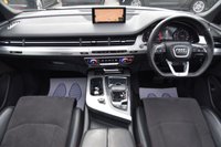USED 2015 65 AUDI Q7 3.0 TDI V6 S line SUV 5dr Diesel Tiptronic quattro Euro 6 (s/s) (272 ps) ULEZ Free | 2 Keys | Service History | Electric Glass Panoramic Roof | 7 Seats | Front & Rear Parking Sensors | Privacy Glass | Part Black Leather interior | Dual Zone Climate Control | 21'' Alloy Wheels | MOT Valid