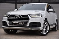 USED 2015 65 AUDI Q7 3.0 TDI V6 S line SUV 5dr Diesel Tiptronic quattro Euro 6 (s/s) (272 ps) ULEZ Free | 2 Keys | Service History | Electric Glass Panoramic Roof | 7 Seats | Front & Rear Parking Sensors | Privacy Glass | Part Black Leather interior | Dual Zone Climate Control | 21'' Alloy Wheels | MOT Valid
