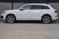 USED 2015 65 AUDI Q7 3.0 TDI V6 S line SUV 5dr Diesel Tiptronic quattro Euro 6 (s/s) (272 ps) ULEZ Free | 2 Keys | Service History | Electric Glass Panoramic Roof | 7 Seats | Front & Rear Parking Sensors | Privacy Glass | Part Black Leather interior | Dual Zone Climate Control | 21'' Alloy Wheels | MOT Valid