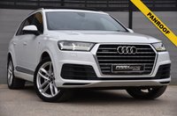 USED 2015 65 AUDI Q7 3.0 TDI V6 S line SUV 5dr Diesel Tiptronic quattro Euro 6 (s/s) (272 ps) ULEZ Free | 2 Keys | Service History | Electric Glass Panoramic Roof | 7 Seats | Front & Rear Parking Sensors | Privacy Glass | Part Black Leather interior | Dual Zone Climate Control | 21'' Alloy Wheels | MOT Valid