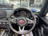 USED 2017 67 FIAT 124 SPIDER 1.4 MultiAir Lusso Convertible 2dr Petrol Euro 6 (140 ps) Italia Blue Metallic with Black leather stitched in Silver, very high specification LUSSO model