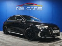USED 2021 21 AUDI S3 2.0 TFSI Sportback 5dr Petrol S Tronic quattro Euro 6 (s/s) (310 ps) 