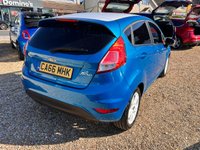 USED 2016 66 FORD FIESTA 1.25 Zetec Blue Edition Hatchback 5dr Petrol Manual Euro 6 (82 ps) Special Edition With Bluetooth & Air Conditioning