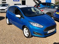 USED 2016 66 FORD FIESTA 1.25 Zetec Blue Edition Hatchback 5dr Petrol Manual Euro 6 (82 ps) Special Edition With Bluetooth & Air Conditioning