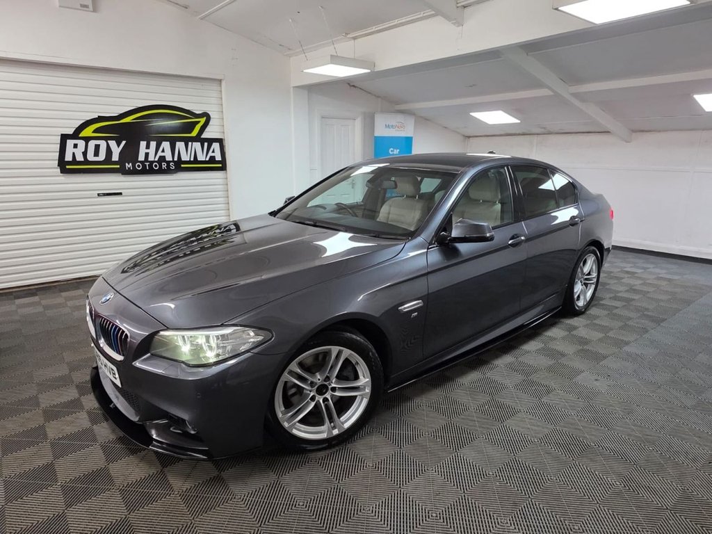 USED 2015 65 BMW 5 SERIES 2.0 520d M Sport Saloon 4dr Diesel Auto Euro 6 (s/s) (190 ps) Bluetooth - SatNav - Sensors!