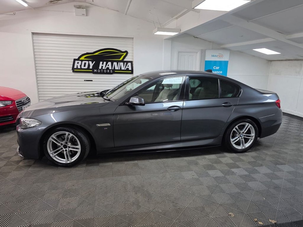 USED 2015 65 BMW 5 SERIES 2.0 520d M Sport Saloon 4dr Diesel Auto Euro 6 (s/s) (190 ps) Bluetooth - SatNav - Sensors!