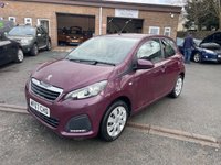 USED 2017 67 PEUGEOT 108 1.0 Active Hatchback 5dr Petrol 2 Tronic Euro 6 (68 ps) RARE LOW MILEAGE AUTOMATIC