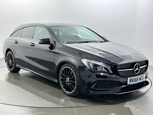 View our Mercedes-Benz Cla 2.0 CLA220 AMG Line Night Edition (Plus) Shooting Brake 7G-DCT 4MATIC Euro 6 (s/s) 5dr