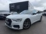 USED 2023 23 AUDI A6 AVANT 2.0 TDI 40 Black Edition Estate 5dr Diesel S Tronic quattro Euro 6-2 OWNER CAR FINISHED IN GLACIER WHITE WITH BLACK HALF LEATHER-20