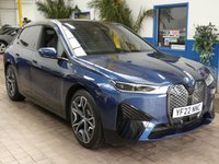USED 2022 22 BMW IX 40 76.6kWh M Sport SUV 5dr Electric Auto xDrive (326 ps) STUNNING EXAMPLE SKYLOUNGE VISIBILITY COMFORT PACKS SAT NAV LEATHER HEATED SEATS CRUISE PARKING SENSORS BMW SERVICE WARRANTY