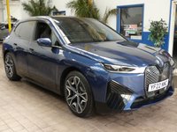 USED 2022 22 BMW IX 40 76.6kWh M Sport SUV 5dr Electric Auto xDrive (326 ps) STUNNING EXAMPLE SKYLOUNGE VISIBILITY COMFORT PACKS SAT NAV LEATHER HEATED SEATS CRUISE PARKING SENSORS BMW SERVICE WARRANTY