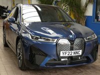 USED 2022 22 BMW IX 40 76.6kWh M Sport SUV 5dr Electric Auto xDrive (326 ps) STUNNING EXAMPLE SKYLOUNGE VISIBILITY COMFORT PACKS SAT NAV LEATHER HEATED SEATS CRUISE PARKING SENSORS BMW SERVICE WARRANTY