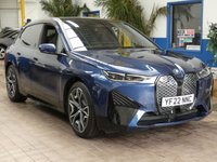 USED 2022 22 BMW IX 40 76.6kWh M Sport SUV 5dr Electric Auto xDrive (326 ps) STUNNING EXAMPLE SKYLOUNGE VISIBILITY COMFORT PACKS SAT NAV LEATHER HEATED SEATS CRUISE PARKING SENSORS BMW SERVICE WARRANTY