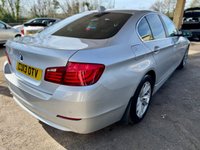 USED 2013 13 BMW 5 SERIES 2.0 520d SE Saloon 4dr Diesel Auto Euro 5 (s/s) (184 ps) ** DIESEL......... 8 SPEED AUTOMATIC..........LOW MILEAGE ONLY COVERED 90,505 MILES..........SERVICE HISTORY...........2 KEYS........�&pound;165 ROAD TAX......... 68 MPG...........SE EDITION......... MASSIVE SPEC.........FULL BLACK LEATHER....... MEDIA SCREEN...........,,.SATNAV...........AIRCON..........CRUISE.........PARKING SENSORS........ PRIVACY GLASS.........ALLOYS..........ABSOLUTE STUNNER !! ** 