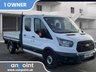 USED 2019 68 FORD TRANSIT 2.0 350 EcoBlue Chassis Double Cab 4dr Diesel Manual FWD L3 H1 Euro 6 (130 ps) 