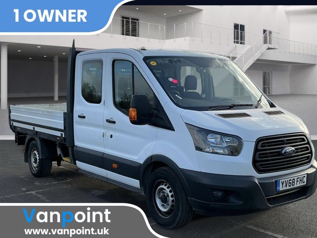 View our Ford Transit 2.0 350 EcoBlue Chassis Double Cab 4dr Diesel Manual FWD L3 H1 Euro 6 (130 ps)