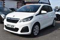 USED 2017 17 PEUGEOT 108 1.0 Active Hatchback 3dr Petrol Manual Euro 6 (68 ps) RAC WARRANTY