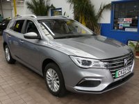 USED 2022 22 MG MG5 61.1kWh Exclusive Long Range Estate 5dr Electric Auto (156 ps) SAT NAV HEATED LEATHER REAR VIEW CAMERA CRUISE CONTROL PARKING SENSORS 1 OWNER SERVICE HISTORY WARRANTY