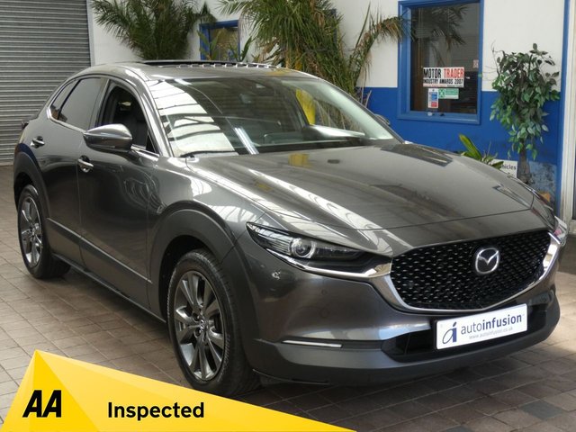 View our Mazda CX-30 2.0 e-SKYACTIV X MHEV Sport Lux SUV 5dr Petrol Manual Euro 6 (s/s) (186 ps)