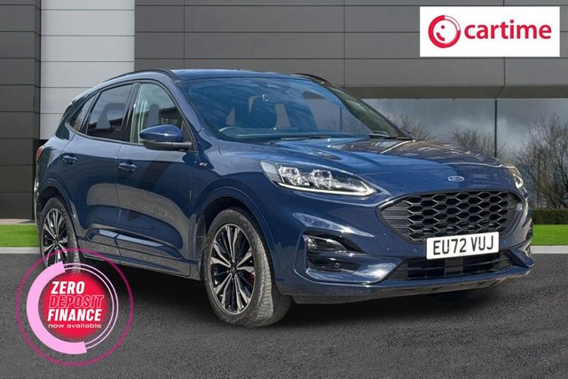 View our Ford Kuga 2.5h Duratec ST-Line X Edition SUV 5dr Petrol Hybrid CVT Euro 6 (s/s) (190 ps) Panoramic Roof, Rear View Camera, Front / Rear Parking Sensors, Winter Pack, Ford SYNC3 Navigation