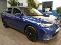 USED 2023 23 VOLKSWAGEN ID.4 Pure Performance 52kWh Life SUV 5dr Electric Auto (170 ps) SAT NAV PART LEATHER INTERIOR HEATED SEATS REAR VIEW CAMERA CRUISE CONTROL PARKING SENSORS 1 OWNER SERVICE HSITORY WARRANTY