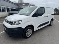 USED 2021 21 CITROEN BERLINGO 1.5 BlueHDi 650 Enterprise M Panel Van 5dr Diesel Manual SWB Euro 6 (s/s) (75 ps) This 2021 Citroen Berlingo is a clear vehicle history example, offering peace of mind alongside its practical features. This 1.5 BlueHDi 650 Enterprise M SWB Euro 6 (s/s) 5dr model, with its 1.5 litre diesel engine, is presented in the Enterprise M trim. It benefits from rear parking sensors with parking assistance, air conditioning, and an 8in colour touchscreen that includes Citroen Connect DAB Radio, Bluetooth handsfree, a USB socket, and an aux in jack. The height adjustable halogen headligh