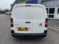 USED 2021 21 CITROEN BERLINGO 1.5 BlueHDi 650 Enterprise M Panel Van 5dr Diesel Manual SWB Euro 6 (s/s) (75 ps) This 2021 Citroen Berlingo is a clear vehicle history example, offering peace of mind alongside its practical features. This 1.5 BlueHDi 650 Enterprise M SWB Euro 6 (s/s) 5dr model, with its 1.5 litre diesel engine, is presented in the Enterprise M trim. It benefits from rear parking sensors with parking assistance, air conditioning, and an 8in colour touchscreen that includes Citroen Connect DAB Radio, Bluetooth handsfree, a USB socket, and an aux in jack. The height adjustable halogen headligh