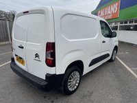 USED 2021 21 CITROEN BERLINGO 1.5 BlueHDi 650 Enterprise M Panel Van 5dr Diesel Manual SWB Euro 6 (s/s) (75 ps) This 2021 Citroen Berlingo is a clear vehicle history example, offering peace of mind alongside its practical features. This 1.5 BlueHDi 650 Enterprise M SWB Euro 6 (s/s) 5dr model, with its 1.5 litre diesel engine, is presented in the Enterprise M trim. It benefits from rear parking sensors with parking assistance, air conditioning, and an 8in colour touchscreen that includes Citroen Connect DAB Radio, Bluetooth handsfree, a USB socket, and an aux in jack. The height adjustable halogen headligh